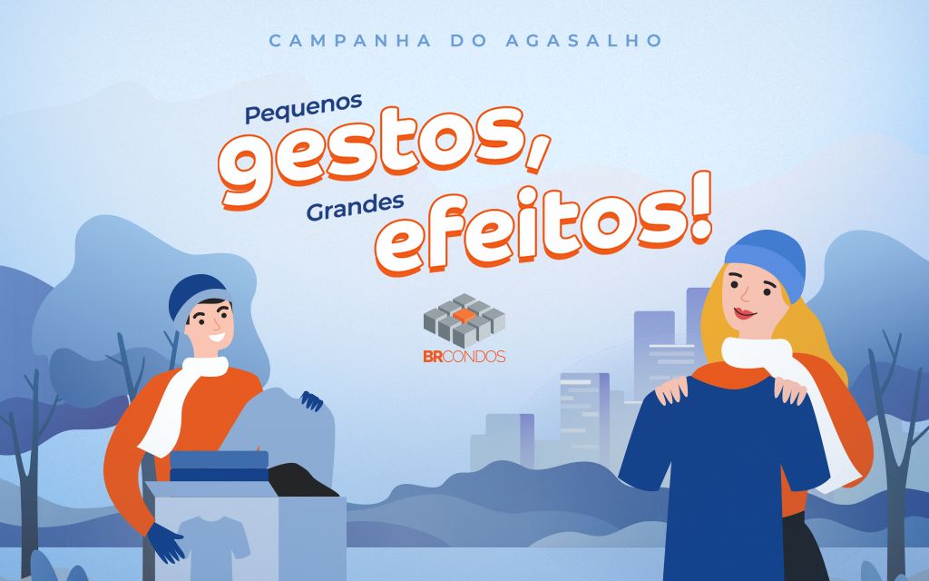 Banner Campanha do Agasalho BRCondos